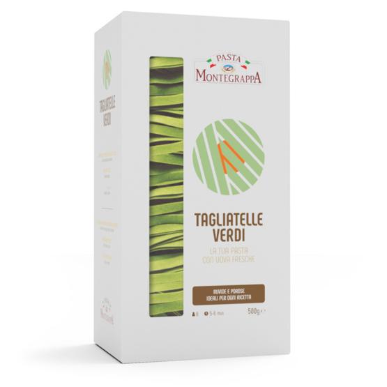 Montegrappa Tagliatelle Verdi all'uovo - makaron jajeczny szpinakowy 500g