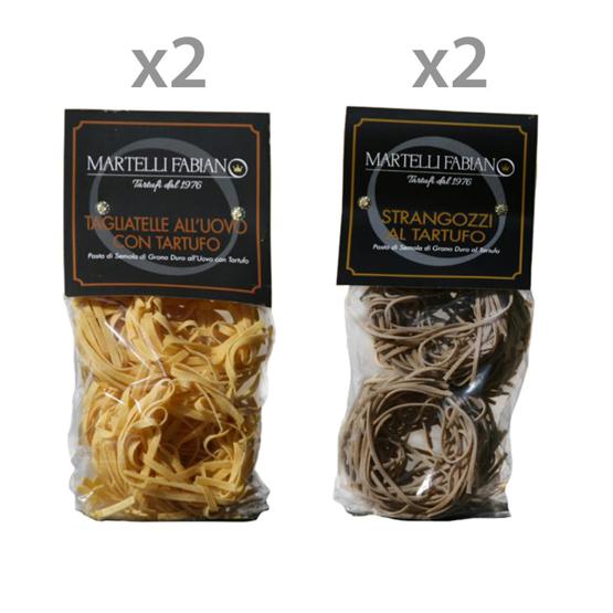 Truffle Pasta 250 gr: 2 Tagliatelle - 2 Strangozzi