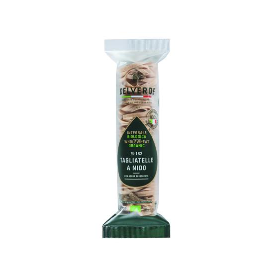 TAGLIATELLE DELVERDE NIDO INTEGRAL BIO 250G