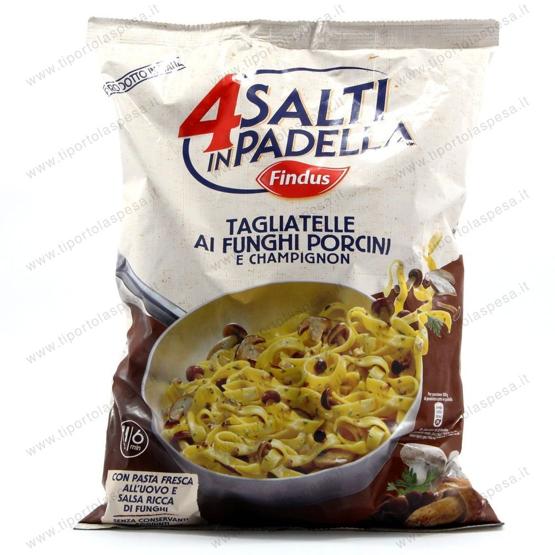 Tagliatelle funghi porcini 4 salti in padella Findus gr.600