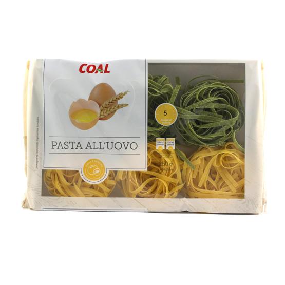 Pasta uovo tagliatelle paglia e fieno nr.193 gr.250 linea Coal