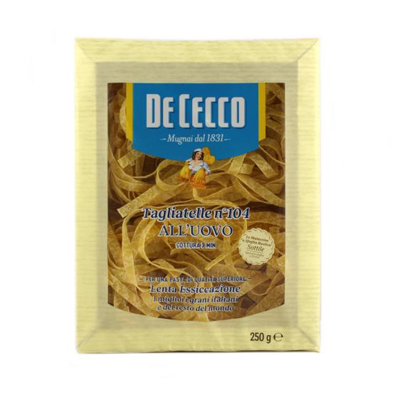 Pasta uovo De cecco tagliatelle nr.104 gr.250