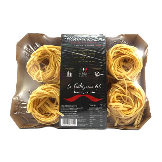 Pasta uovo tagliatelle nr.04 gr.500 Linea Le tentazioni del Buongustaio