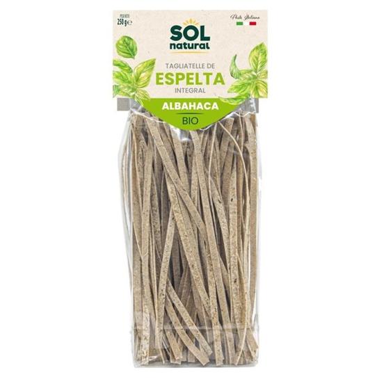 Tagliatelle espelta albahaca SOL NATURAL 250 gr BIO