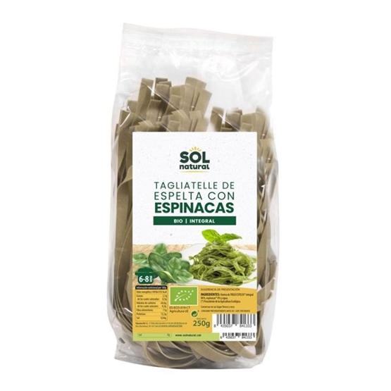 Tagliatelle de Espelta Integral y Espinacas Bio 250g