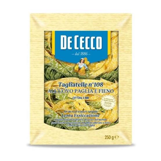 De Cecco Pasta al Huevo Tagliatelle alla Paglia e Fieno Nº 108 250g