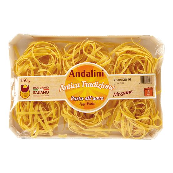 Tagliatelle Mezzane - Andalini Egg Pasta - 250 gr.