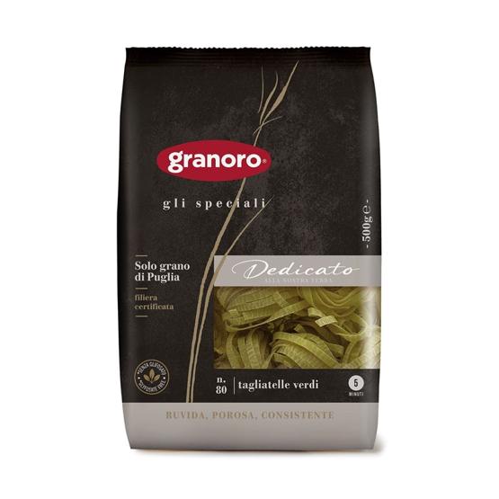 Tagliatelle Spinach N.80 Pasta Nest (Granoro) 500g