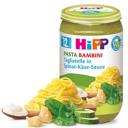 Paste Tagliatelle cu sos de spanac si branza Hipp, de la 1 an, 250 g