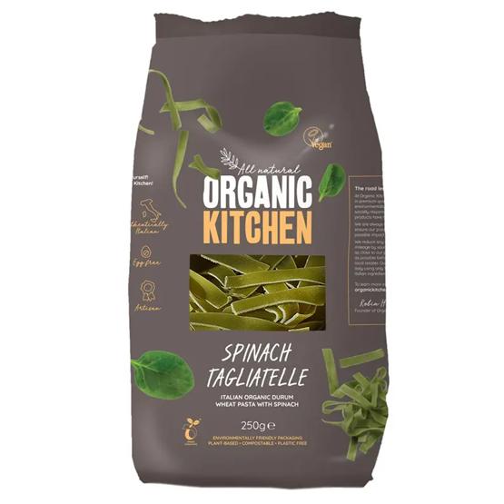 Organic Italian Spinach Tagliatelle 250g (Organic Kitchen)